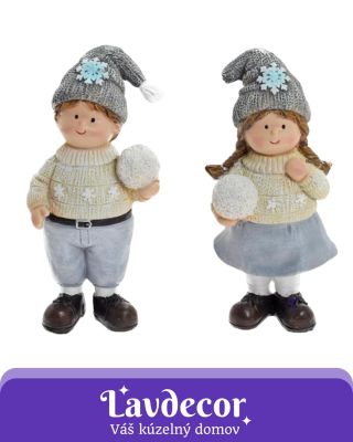 ❄️ Zimná radosť v podobe rozkošných figúrok Tieto keramické detičky so snehovou guľou prinesú do vášho domova tú...