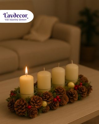 🕯️ Pripravte sa na pokojný adventný čas Všetko, čo potrebujete na výrobu alebo dotvorenie adventného aranžmánu, nájdete u...