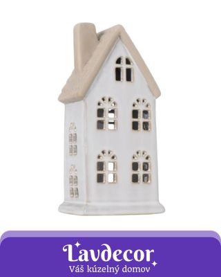 ❄️ Zimná pohoda v jemnom svetle Tento keramický domček so svetlom je krásnym doplnkom, ktorý rozžiari zimné večery a...