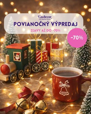 ✨ Povianočný výpredaj plný tepla a svetla Vianočné dekorácie, ktoré krásne zapadnú aj do zimného interiéru – svietniky,...